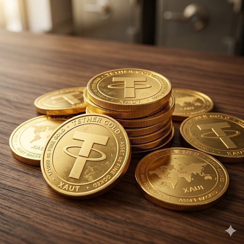테더 골드(Tether Gold, XAUt)/AI 생성 이미지