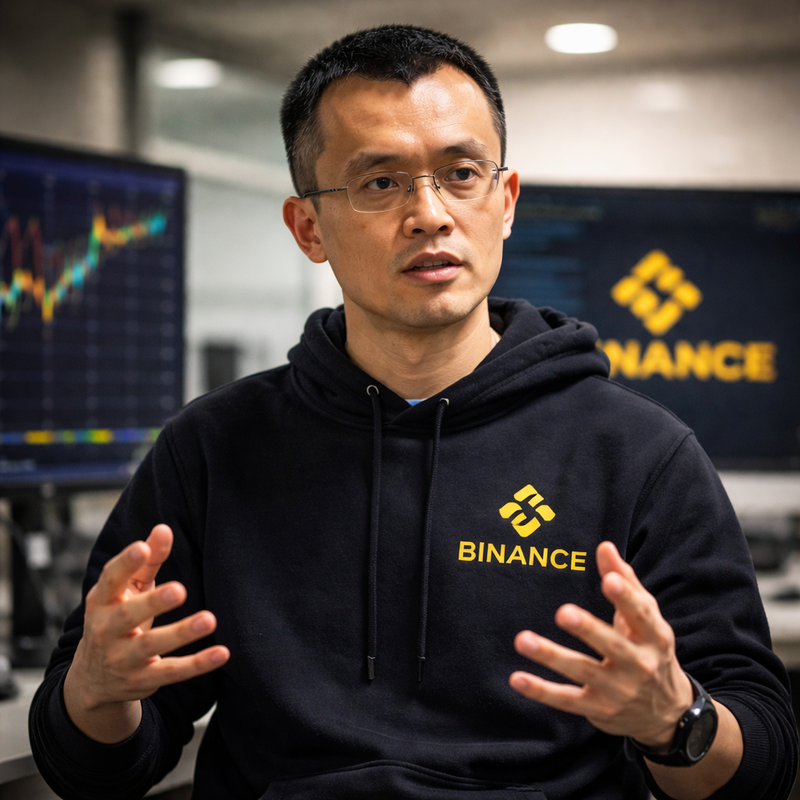 자오창펑(Zhao Changpeng, CZ)/AI 생성 이미지