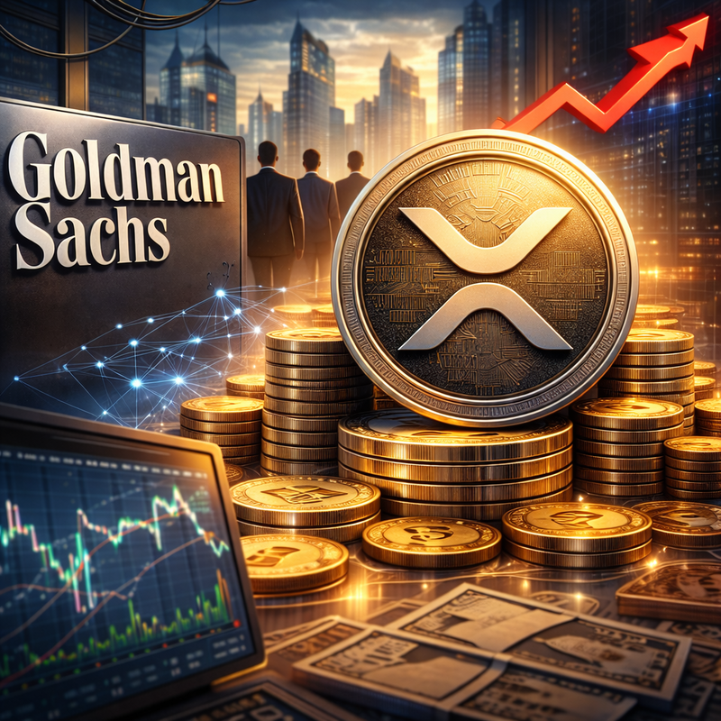 엑스알피(XRP), 골드만삭스(Goldman Sachs)/AI 생성 이미지