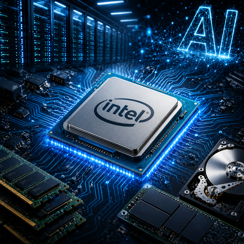 인텔(INTC), 인공지능(AI)/AI 생성 이미지