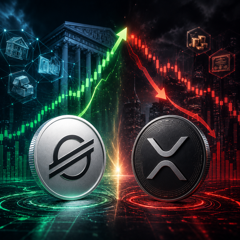 스텔라(XLM), 엑스알피(XRP)/AI 생성 이미지