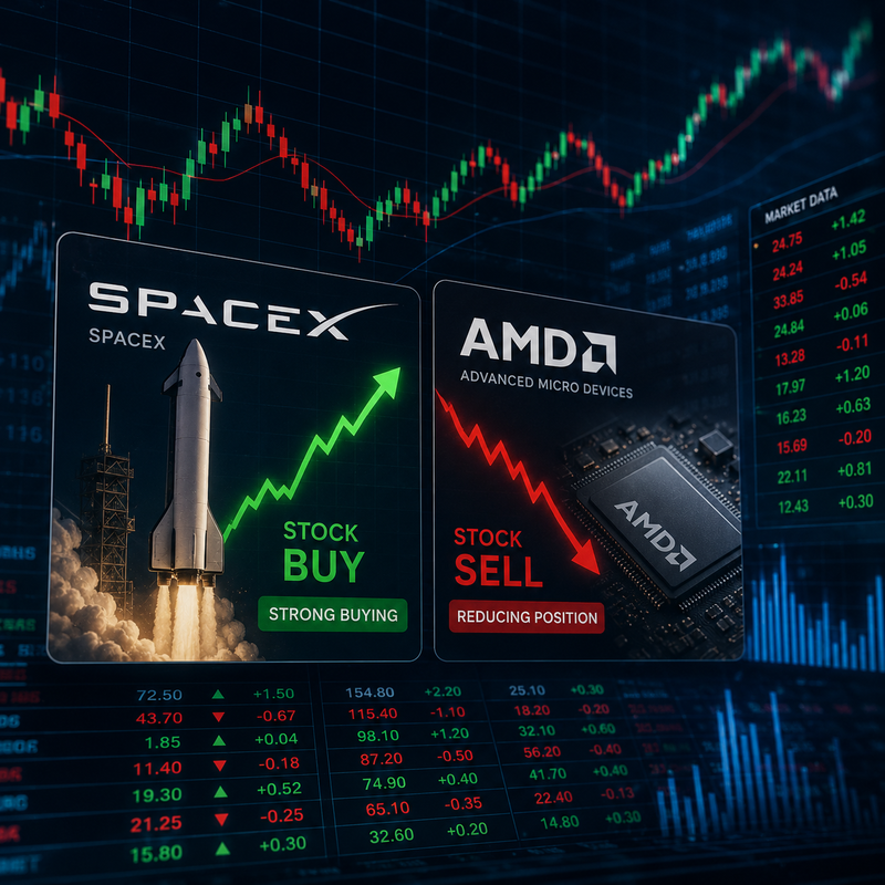 스페이스X(SpaceX, SPCX), AMD, 미국 증시, 미국 주식/AI 생성 이미지
