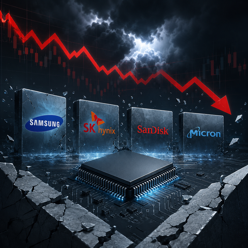 삼성전자, SK하이닉스, 샌디스크(SNDK), 마이크론(MU)/AI 생성 이미지