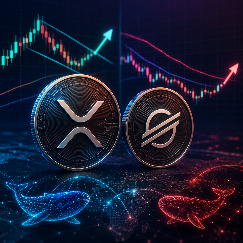 엑스알피(XRP), 스텔라(XLM)/AI 생성 이미지